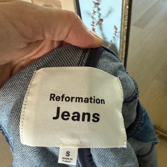 Reformation hayes denim trench coat - Picture 2 of 2